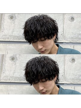 オーシャントーキョー ホワイト 原宿(OCEAN TOKYO WHITE) スパイラルマッシュウルフ/波巻きパーマ/スパイラルパーマ