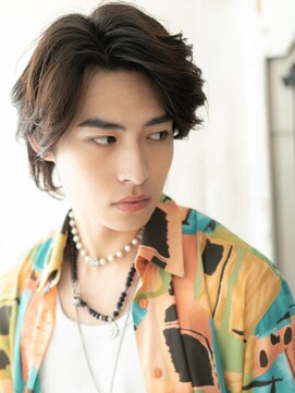 メンズヘア ビーセカンド 草加店(MENS HAIR B-2) ゆるふわ巻きパーマで大人のおしゃれラフウルフC