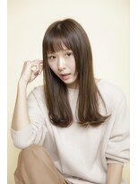 アフロディーテ 銀座(APHRODITE GINZA)&nbsp;黒髪/グレーベージュ/レイヤーロング/前髪パーマ/銀座