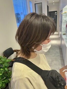 ソレカ(SORECA) 【SORECA/ソレカ】トレンドウルフスタイル × アッシュベージュ