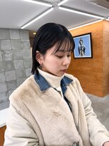 トゥコ(tuco)&nbsp;ボブ　ぷつっと　切りっぱなし　ぷつっとボブ　前髪