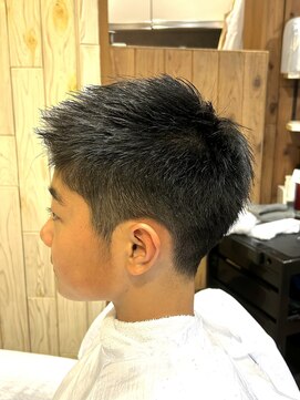 ユー(U.) アップバングでサッパリ♪ベリーショートなソフトモヒカン★