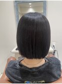 切りっぱなしボブ