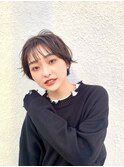 ニュアンスパーマショート○トップにボリューム欲しい人必見○
