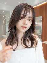 ハバナ 立川(HAVANA) 韓国風レイヤーカット髪質改善ダブルカラーミルクティーベージュ