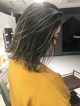 キング(K!ng) 縮毛矯正髪質改善ハイライトレイヤーカット枚方美容室エクステ