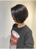 前髪無し前下がりグラボブ上品大人シルエット赤羽人気美容室