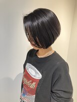 シェノン 赤羽店(CHAINON)&nbsp;前髪無し前下がりグラボブ上品大人シルエット赤羽人気美容室