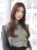 エムスラッシュフィール 東戸塚(M.SLASH FIEL)&nbsp;顔回りレイヤー/レッドブラウン/ロングウルフ/FIEL東戸塚