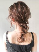 モテ髪編みおろしヘアセットドレスヘア着物表参道#01af0312