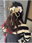 慶應義塾大学卒業式袴着付けヘアアレンジ☆日吉