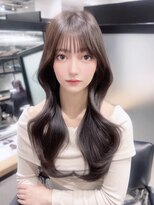 アルバム 池袋(ALBUM) ロング美髪韓国ヘア顔周りレイヤー_F0518