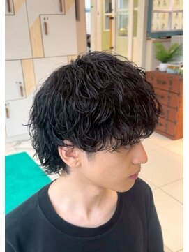 アース オーセンティック 岡山青江店(EARTH Authentic) ”波巻きウルフ”