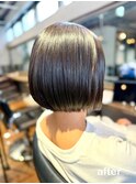 毛先に厚みを残した王道ボブ