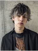 MEN’S HAIR/サーフカール/刈り上げセンターパート/ブリーチ