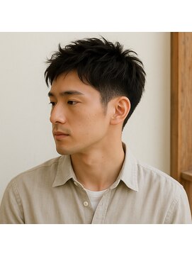 スープレックス ヘアーデザイン(SOUPREX HAIR DESIGN) 大人メンズ刈り上げナチュラルショート　20代 30代 40代 50代