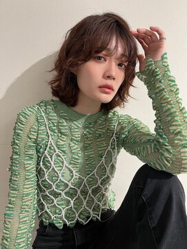 アヴァンス 広島本通店(AVANCE.) ミディアムヘア/暗めカラー/デザインカラー/レイヤースタイル