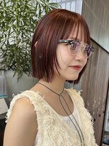 ノード(NODE)&nbsp;栄カットカラー透明感ナチュラル切りっぱなしボブ