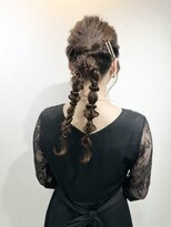 シアー(sheer)&nbsp;《sheer/大黒》#ヘアセット#編み下ろしツイン