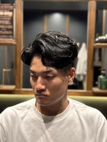 銀座 シノ 本店(shino)&nbsp;ニュアンスパーマ×ビジネスカジュアル×フェード