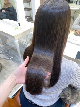 【misa】髪質改善ストレート/ツヤ髪ロング