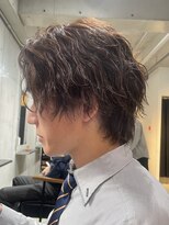 ブルニール 心斎橋(BLEUNIR)&nbsp;ツイストスパイラルパーマ　メンズ　カラー　30代ビジネスヘア