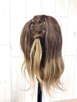 リゾートフォーヘアー 嵯峨店(ReSORT FOR HAIR) ハート&お花ヘア