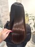 【艶髪プラン】カット+髪質改善ストレート+高発色カラー+N.トリートメント