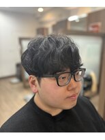 ケースタイルヘアスタジオ  虎ノ門店(K-STYLE HAIR STUDIO)&nbsp;韓国風ニュアンスパーマ<理容室>ニュアンスパーマ