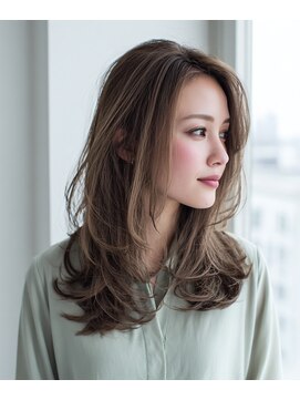 フェイムズ(FAMES) 透明感カラーが映えるレイヤーミディ