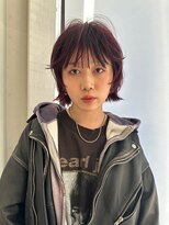 ビファインイーハアヴェダ(Befine e-ha AVEDA) 抜け感ボルドーショート
