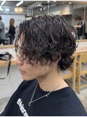 サーフパーマシャドウパーマアクティブショートルーズパーマ渋谷