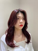 ジーナ 川崎(Zina)&nbsp;根元パーマ×くびれレイヤーカット　Zina中村