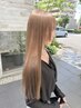 透明感カラ―+ケアブリーチ（仕上げ込）　￥20350→
