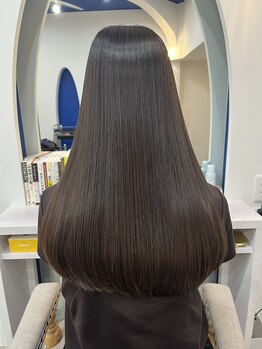エルクス サッポロ(elux sapporo)の写真/思わず触れたくなる極上のうるツヤ髪。髪質と本気で向き合う髪質改善トリートメント&髪質改善ストレート◎