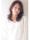 アンニュイなカールで大人の色気セミロング(畠山亮介)