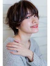 小顔ショート&透明感抜群♪外国人風イルミナカラー