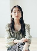 【THK.品川】 ラフストレート×　シースルーバング