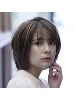 エイチエムヘア(HM HAIR)&nbsp;前上りのグラデーションボブ