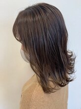 ハール(haar) 切りっぱなし&ハイライトカラー
