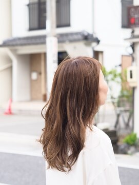ミューク(mjuk) nude color balayage
