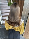 艶感のあるカラー×髪質改善カット×髪質改善カラー