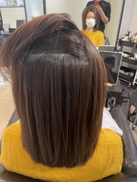 ラブクロムトーキョー オモテサンドウ(LOVECHROME OMOTESANDO) 美髪ストレート 髪質改善