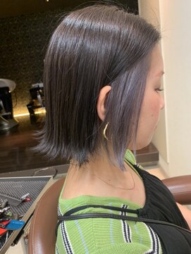 ソワンドゥ ブレス カルム 西中島店(soin de brace calme) インナーカラー×ラベンダー