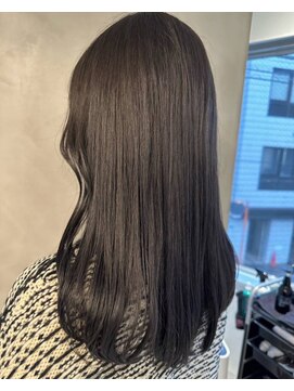 ガリカ 渋谷(Gallica) 【神山未来】大人フェミニン透明感ダークカラー/地毛風カラー