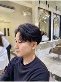【好印象】毛流れアップバング