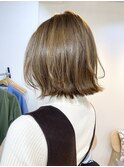 【morio成増/一戸】大人かわいい外ハネ切りっぱなしボブ