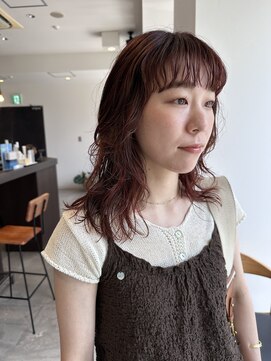 ドレープ(Dreap) 【akari】レッドオレンジ