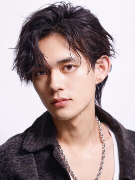 リップス 表参道店(LIPPS) 【スパイラルパーマ】耳掛けショート ウルフ