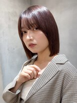 ロンド エスポワール 錦糸町(Lond espoir)&nbsp;くびれヘア/アプリコットオレンジ/ボブ/髪質改善/縮毛矯正/